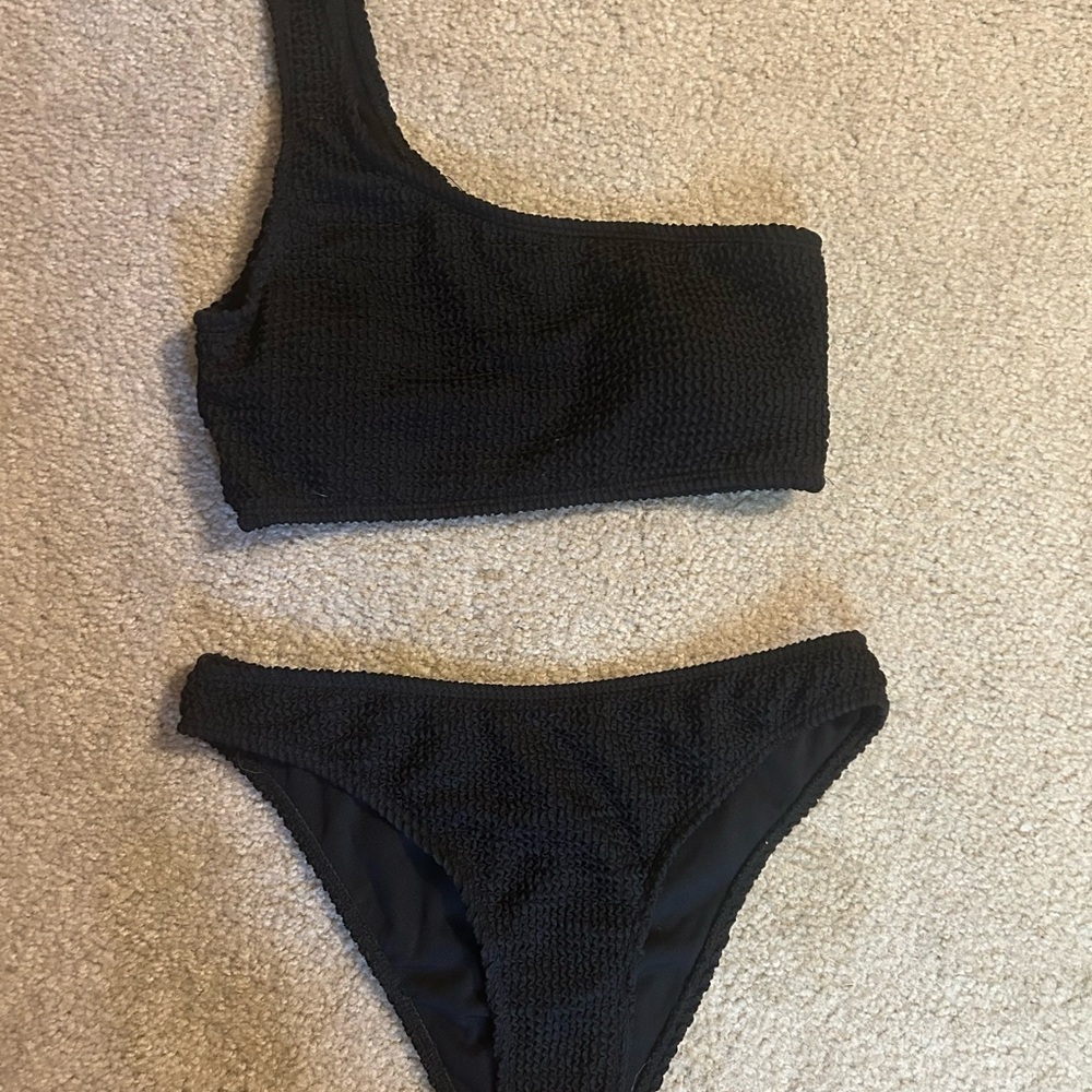 SHEIN Black Bikini Set Swimwear